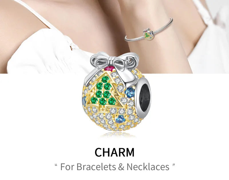 Shiny Christmas Ball Bead