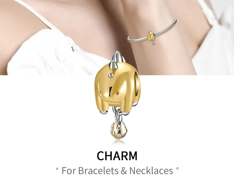 Stegosaurus Dinosaur Beads