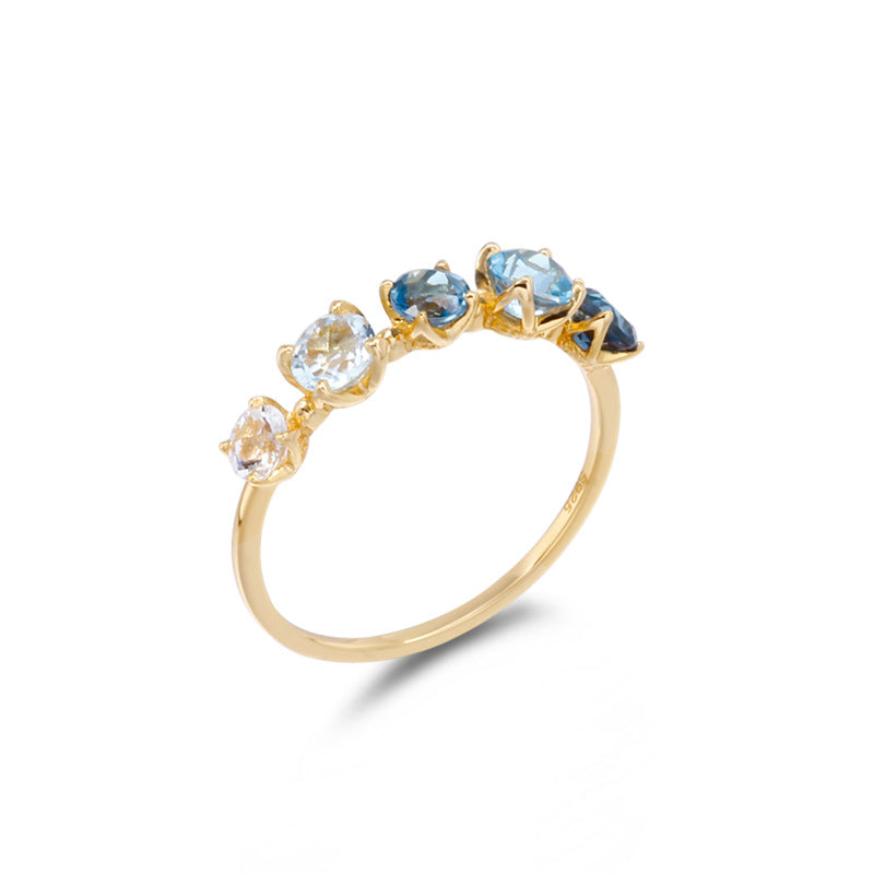 Blue Topaz Ring