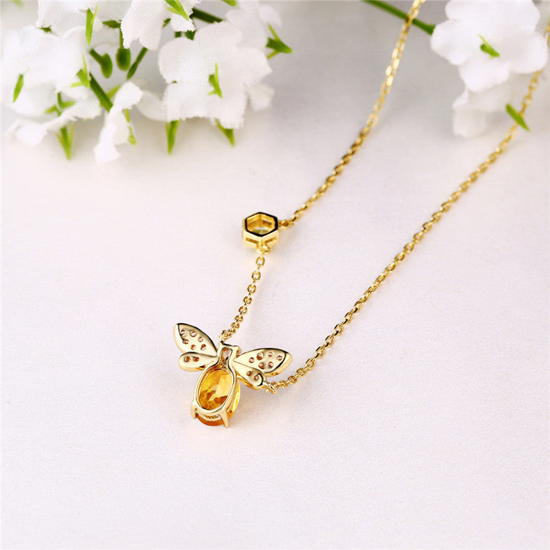 Golden Bee Necklace