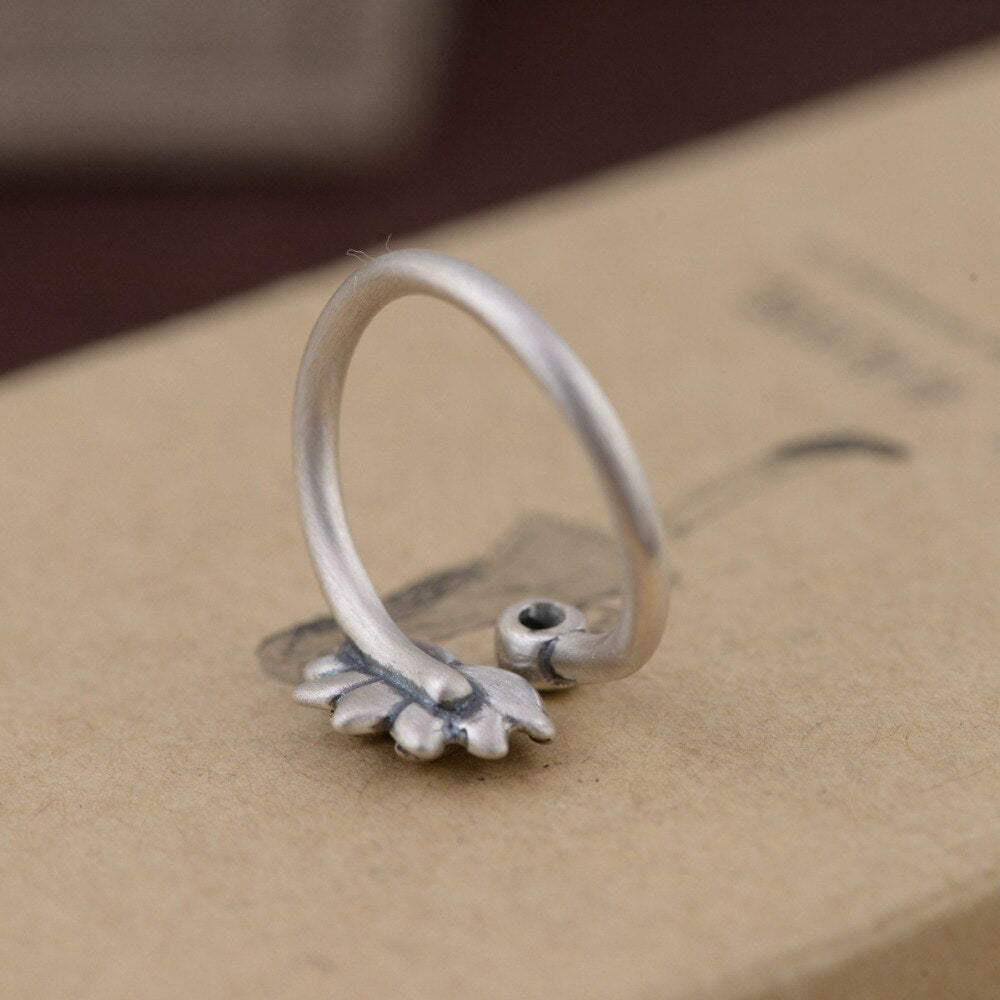 Glazed Lotus Ring