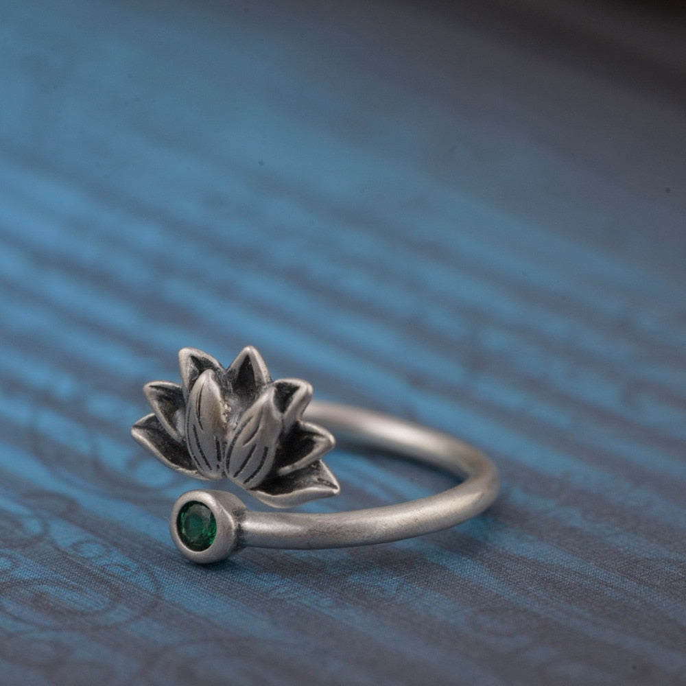 Glazed Lotus Ring