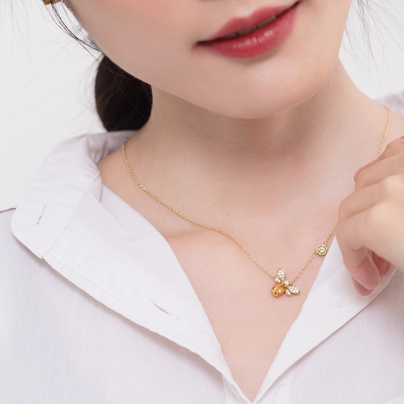 Golden Bee Necklace
