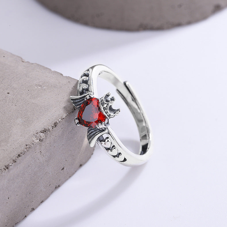 Crowned Heart Ring