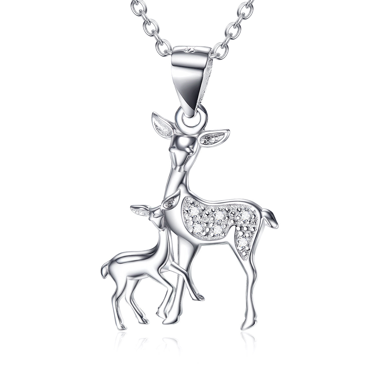 Doe and Fawn Necklace