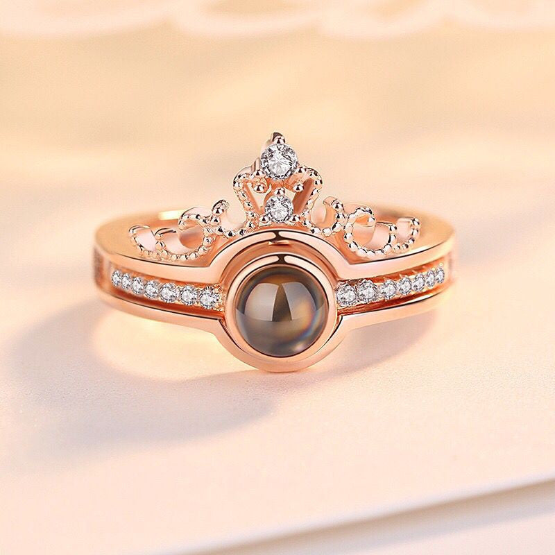 Personalized Photo Projection Ring
