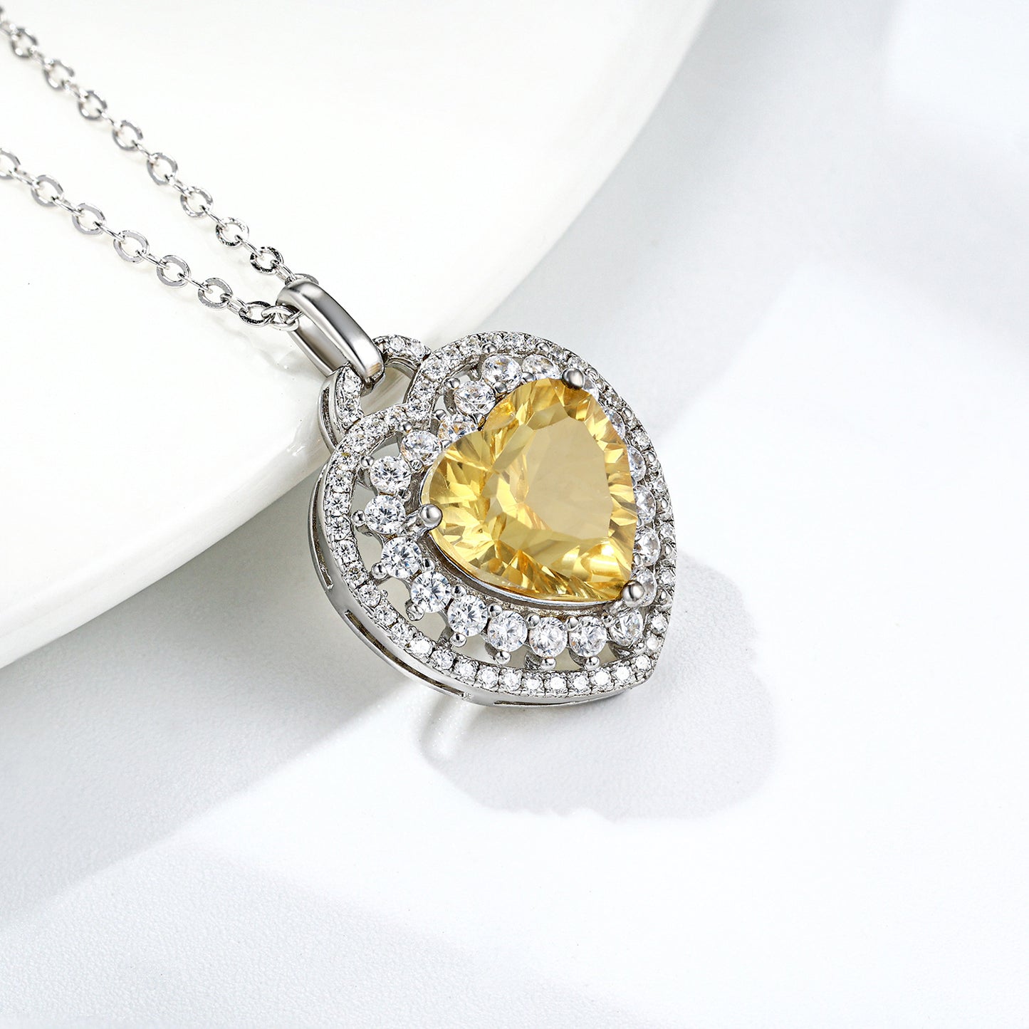 Golden Heart Radiance Necklace