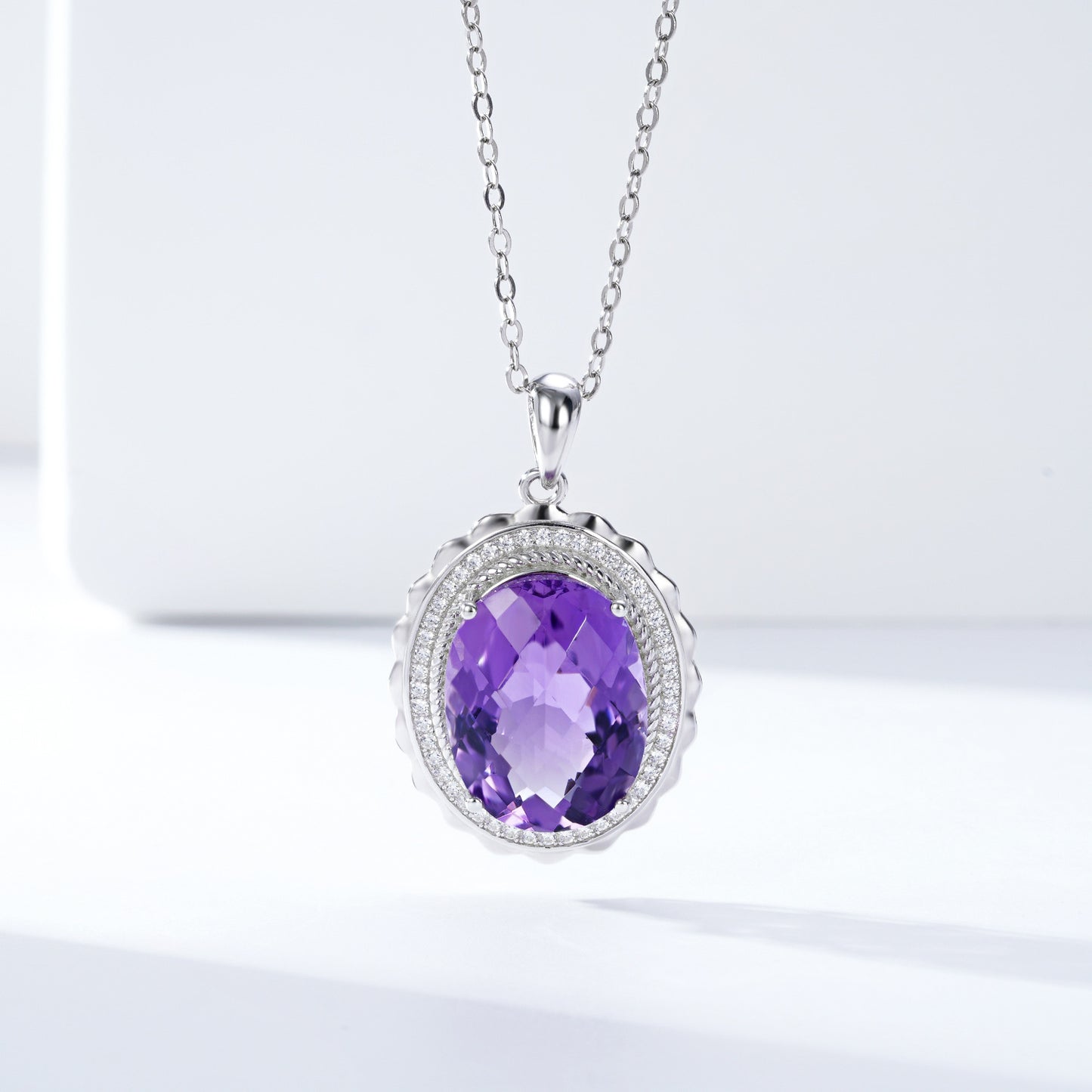 Royal Violet Radiance Necklace