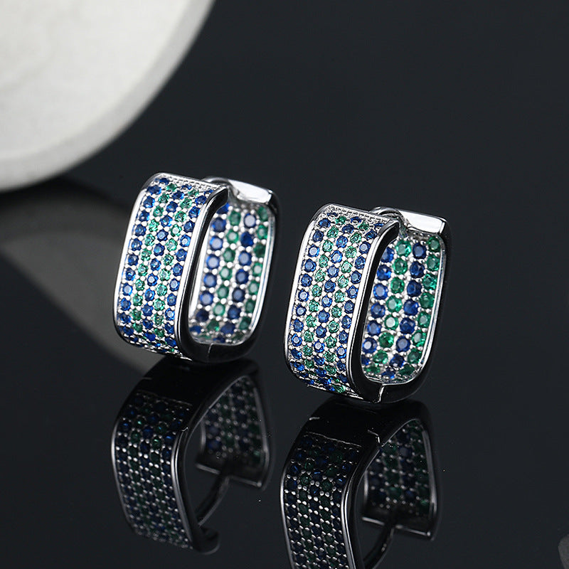 Stereo Square Earrings