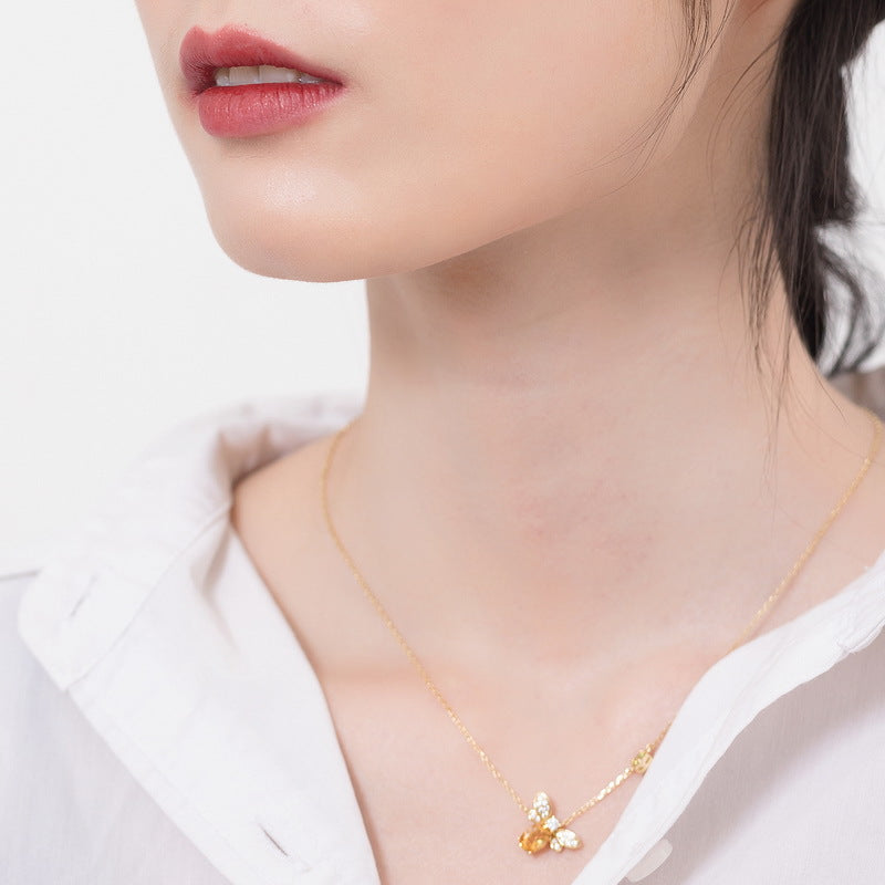 Golden Bee Necklace
