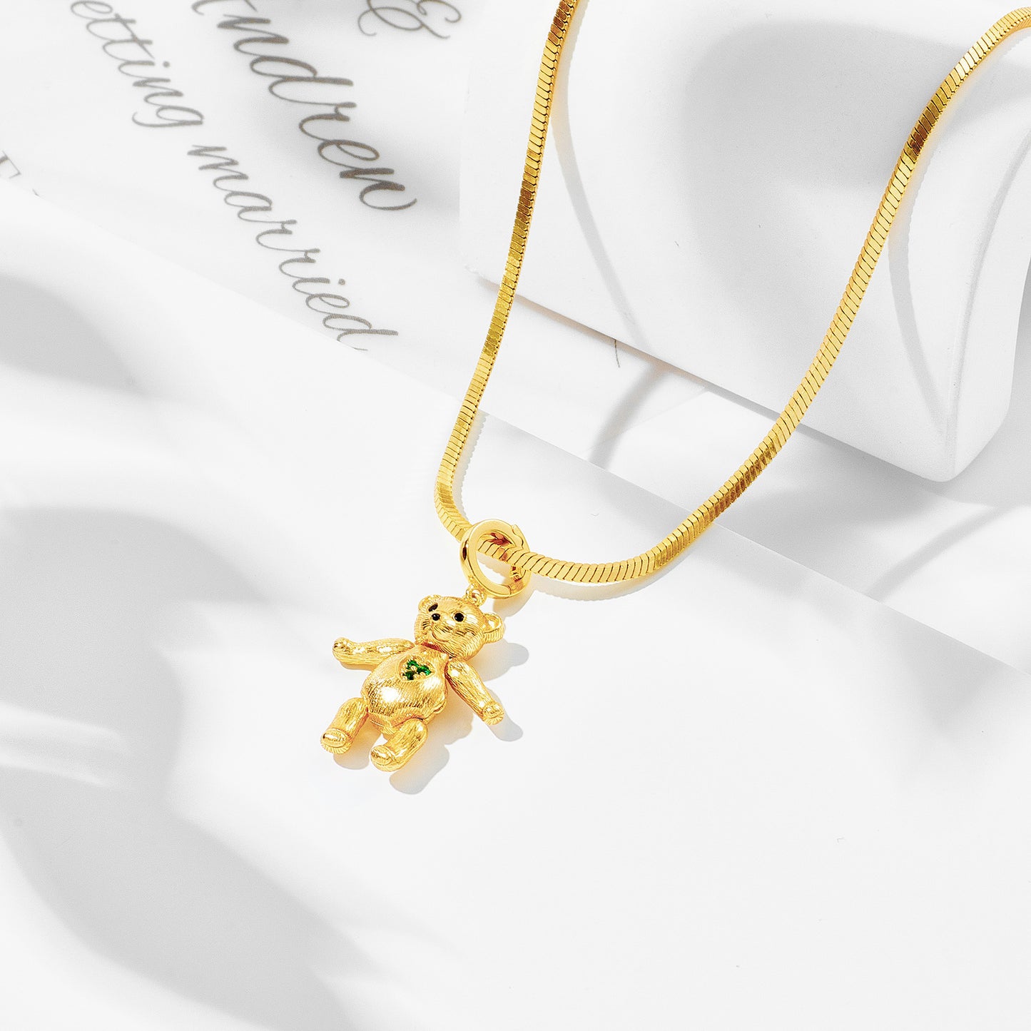 Gold Teddy Necklace