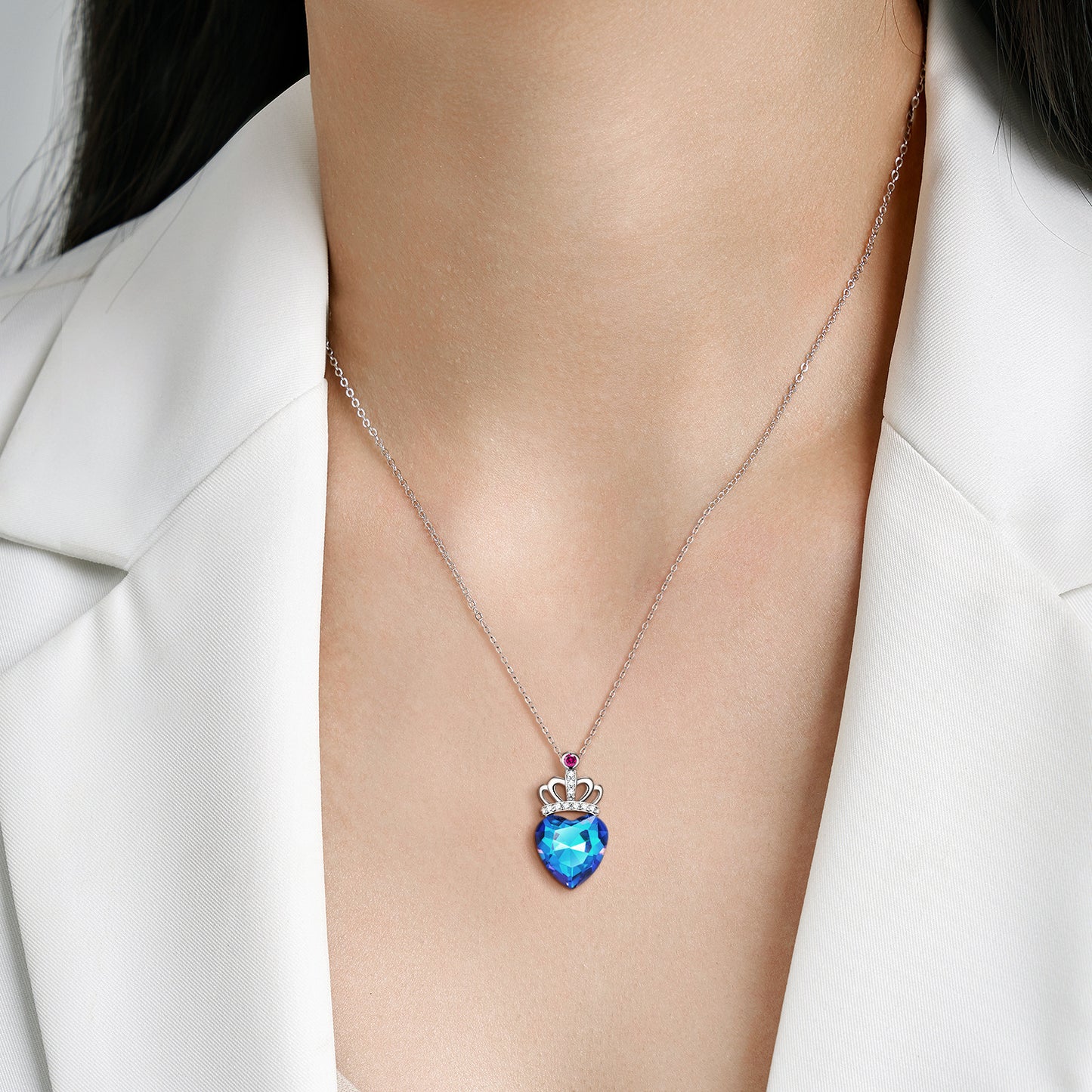Heart Crown Necklace