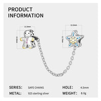 Snowman with Five-Pointed Star Snowflake Beads