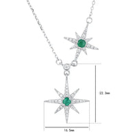 Stellar Emerald Sparkle Necklace