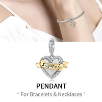 Love You Beads with Greek Tag: S'agapo