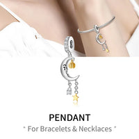 Moon Pumpkin Halloween Beads