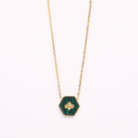 Black Shellfish Bee Necklace