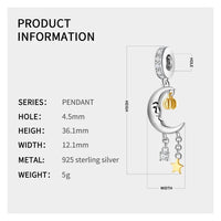 Moon Pumpkin Halloween Beads