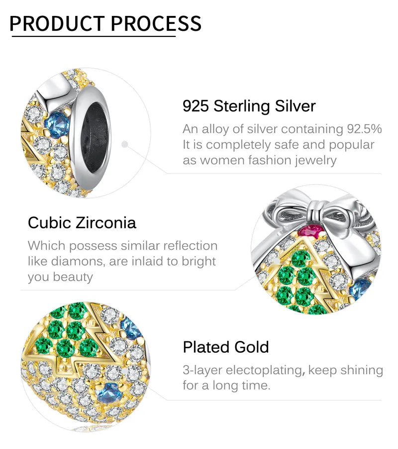 Shiny Christmas Ball Bead