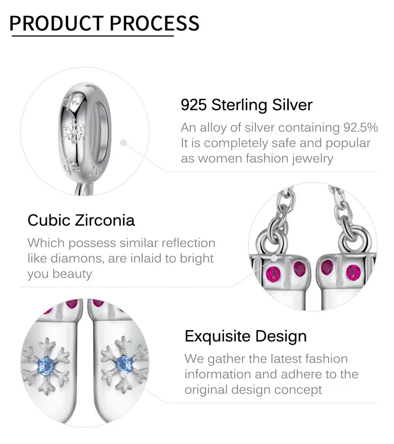 Snowflake Gloves Beads