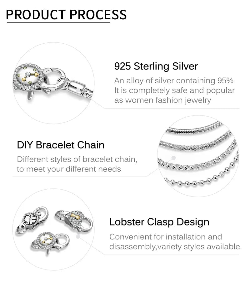 Clock Bracelet buckle