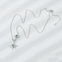 Stellar Emerald Sparkle Necklace