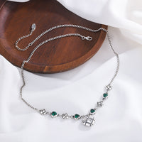 Green Love Splice Necklace