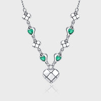 Green Love Splice Necklace