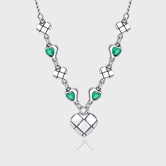 Green Love Splice Necklace