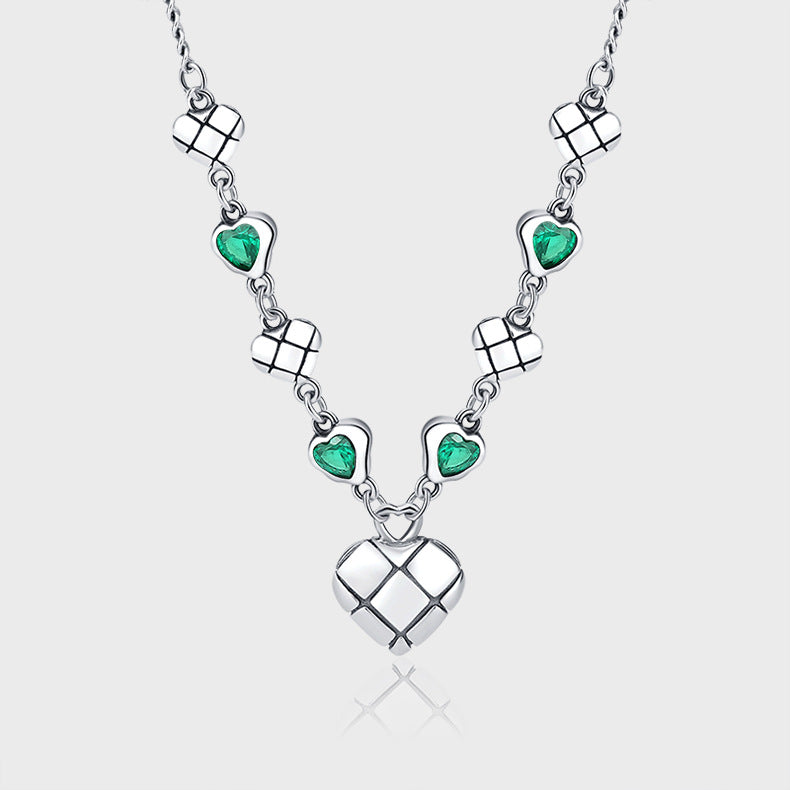 Green Love Splice Necklace