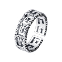 Vintage Square Pattern Ring