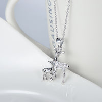 Doe and Fawn Necklace