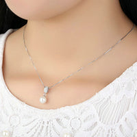 Water Drop Pearl Necklace