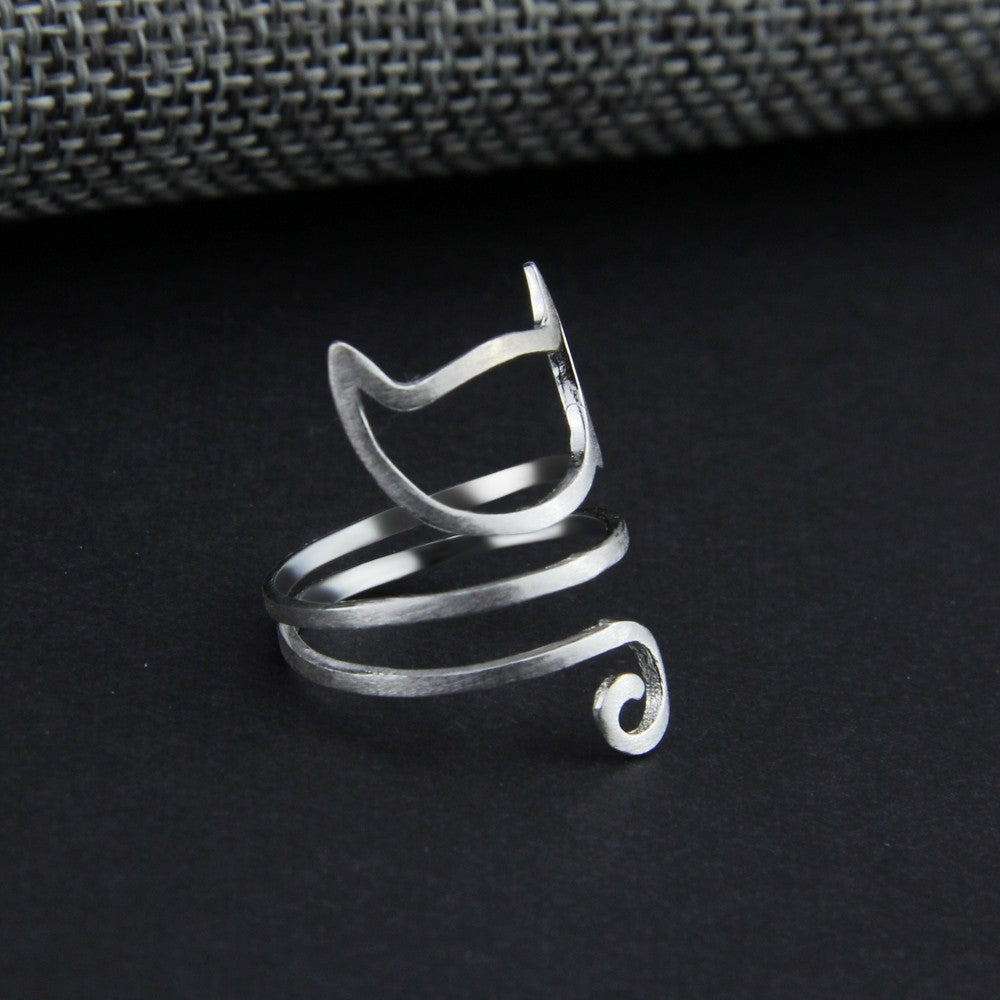 Hollow Kitty Ring