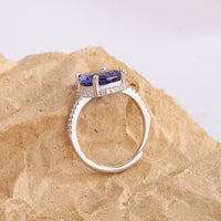 Pigeon Egg Sapphire Ring