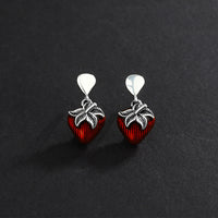 Simple Drip Strawberry Earring