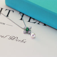 Vintage Pearl Blossom Necklace