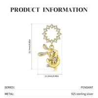 Naughty clever Rabbit Necklace