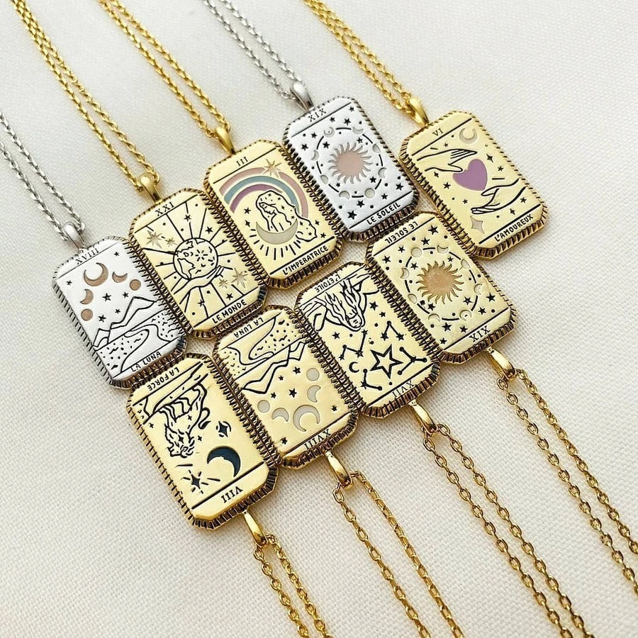 Celestial Tarot Constellation Necklace