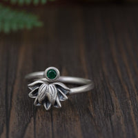 Glazed Lotus Ring