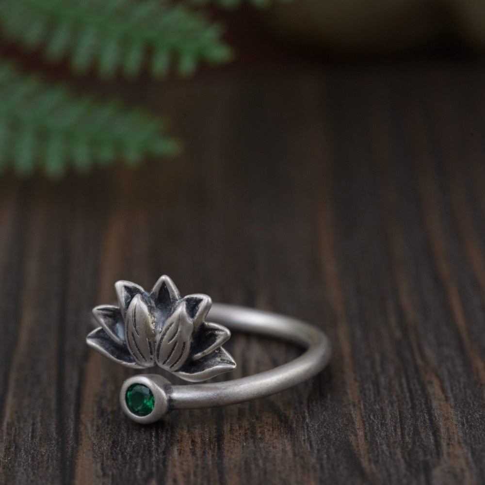 Glazed Lotus Ring