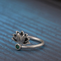 Glazed Lotus Ring