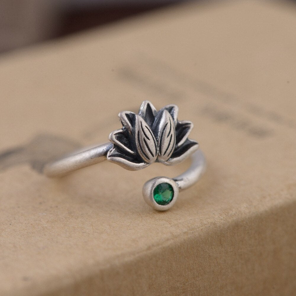 Glazed Lotus Ring