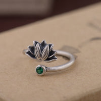 Glazed Lotus Ring