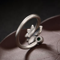 Glazed Lotus Ring
