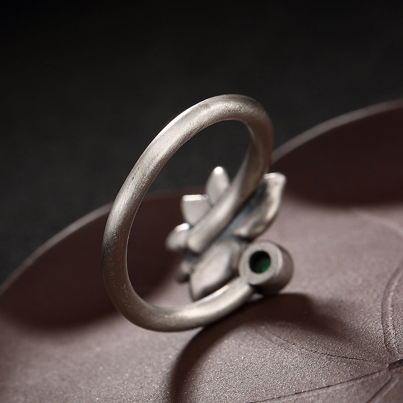 Glazed Lotus Ring