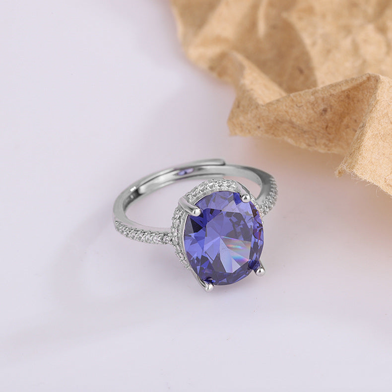 Pigeon Egg Sapphire Ring