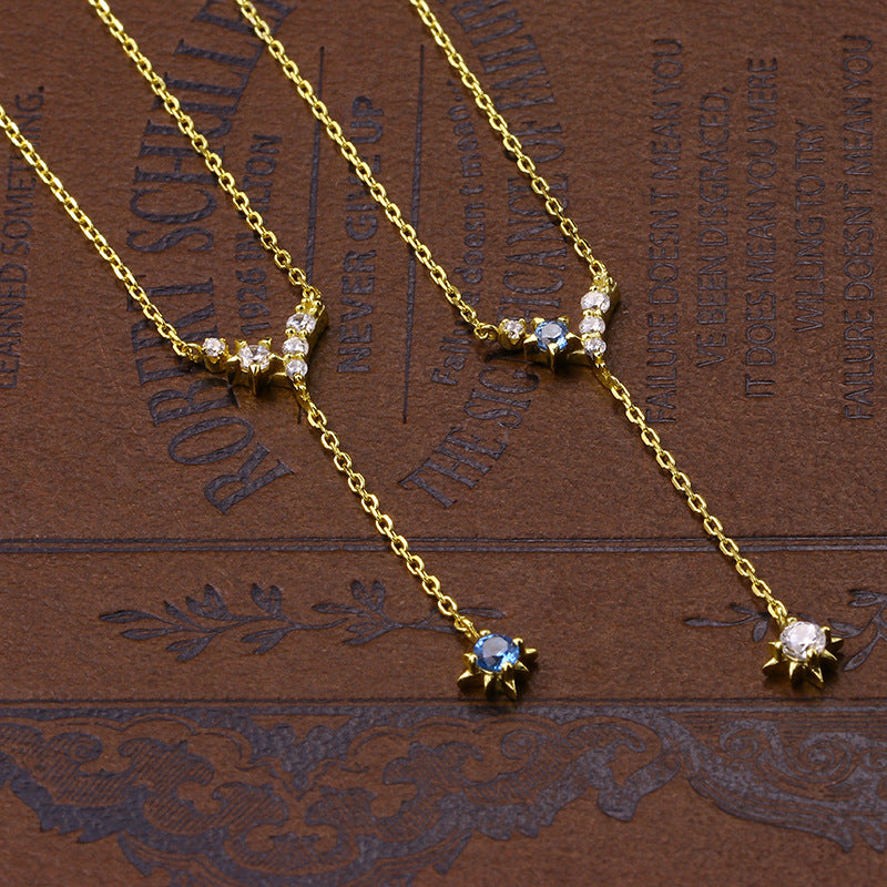Five-pointed Star Y-shaped Tassel Necklace