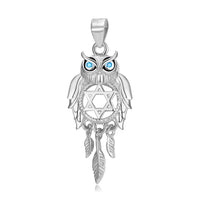 Owl Dream Catcher Pendant