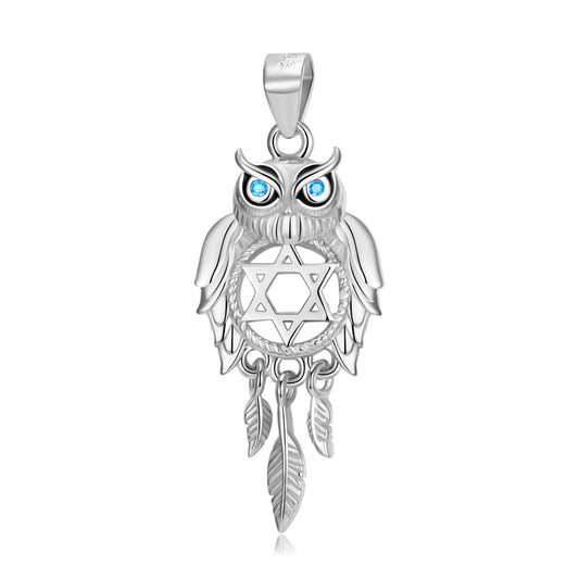 Owl Dream Catcher Pendant